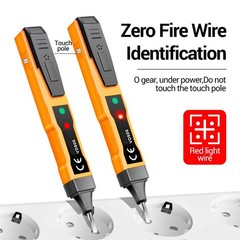 Noncontact Voltage Detector with Sound and Light Alarm for Home Use