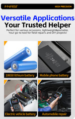 FNIRSI HRM-10 Lithium Battery Internal Resistance Tester Battery Tester Tool TFT