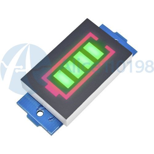 10pcs 1S-7S Battery Capacity Indicator Module Li-ion Power Level Green