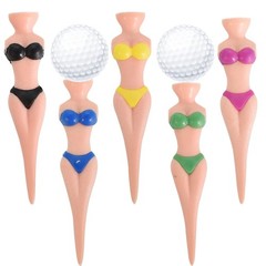 Golf Tees Funny Lady Bikini 5 Pieces 76mm / 3 Inch Funny Golf Tees Girls …
