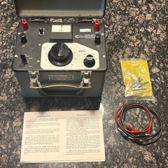 Nilsson Soil Resistance Meter Model 400 w/ Rods And Leads Untested