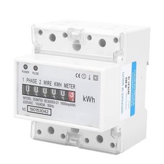 Digital Electric Meter Single Phase DIN Rail kWh Meter 4P LED 10-40A DDM75S