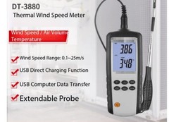 Thermal Anemometer: Handheld Wind Speed Meter for Industrial Airflow Measurement