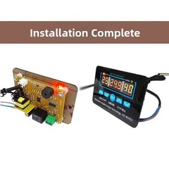 220V Digital Temperature Controller with Waterproof Sensor for Refrigerator