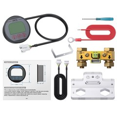 Battery Monitor 8-120V 0-500A Voltmeter Ammeter, Waterproof Backlight Meter for