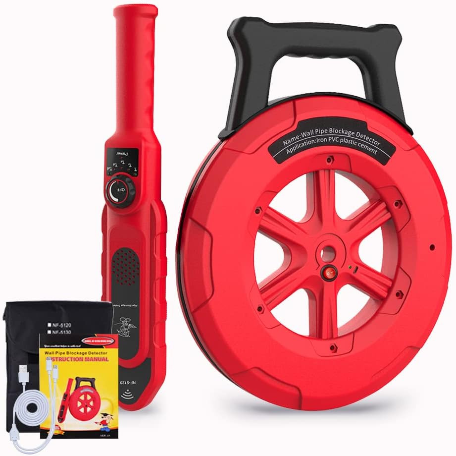 Underground Pipe Blockage Detector – 20M Water Locator for Plumbers