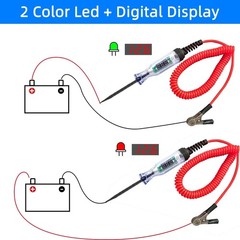 Probador De Corriente Electrica Automotriz Fusibles 6-12V Con Luz Indicadora New