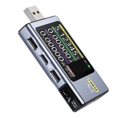 LCD Display USB Tester Real Time Monitoring Battery Capacity Calculation