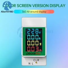 Digital Power Energy Voltmeter Ammeter Watt Kwh Power Meter Range AC50-300V 100A