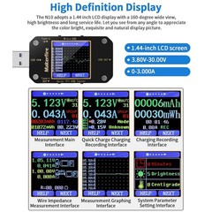 USB Multimeter USB Voltmeter Ammeter Load Tester