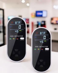 2 Packs Gas Detector & Alarm, KH Alert 3 in 1 Natural Gas Detectors & Propane Ga