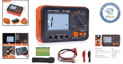 Battery-Powered 1000V Insulation Resistance Meter for Safety Testing and Control