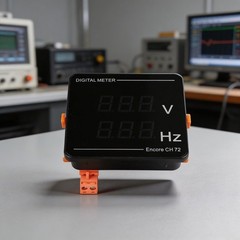 LED Voltmeter Frequency 10-99.9Hz Anti-glare LED Display For Inverters