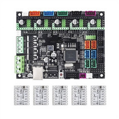 Gen L V1.0 V2.1 PCB Control Board for 3D Printer with Precise Motor Control