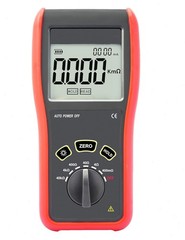 Micro Ohm Meter Ohmmeter with Range 0.1mΩ～40.0kΩ Operating Current 100mA
