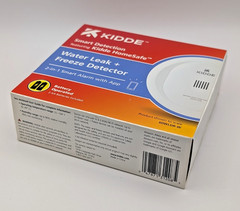 Kidde Smart Water Leak + Freeze Detector 60WLDR-W HomeSafe Battery Operated NEW