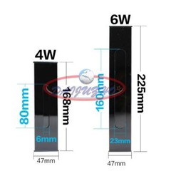 4W /6W Aluminium Alloy UV Lamp Tin Side Detector Tin Face Inspector for Glass