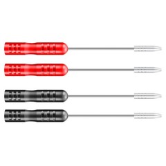 Red and Black Color Coded Probe Tips for Quick Polarity Identification