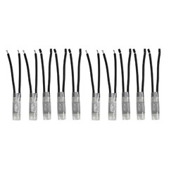 10pcs Motor Thermal Protector Switch Normally Closed for Temperature Control