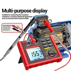 Compact Insulation Resistance Meter with Multiple Measurement Functions