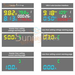 USB+Type-C Interface Charger Detector Digital Voltage Current Capacity Tester
