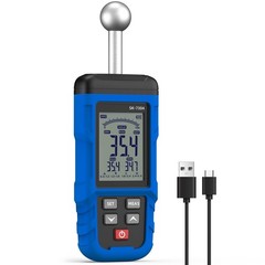 Moisture Meter, Wood Moisture Meter Rechargeable for Drywall Measurement, Pin…