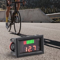 Car Marine Motorcycle LED Digital Voltmeter Battery Gauge for DC 6 100V Range
