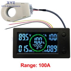 50A/100A/200A/400A Bluetooth Voltage Current Power Energy Meter Coulomb Counter