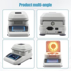 Lab Moisture Analyzer Rapid Moisture Tester Halogen Heating Moisture Meter 110V-
