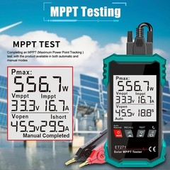 ET271 MPPT Solar Tester 2000W for PV System Measurement and Diagnostics