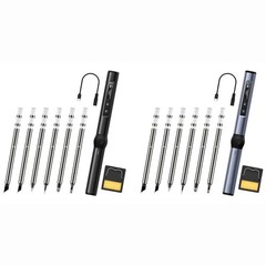 HS01 Portable Soldering Iron PD 65W with Adjustable Temperature and PID Control
