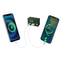 USB Type-C Battery Capacity Voltmeter Tester Lithium Voltage Meter Gauge Monitor