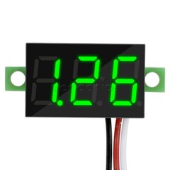 1-10PCS 0.36Inch Digital 3-Digital Voltmeter LED DC0-30V Voltage Tester 3-Wire