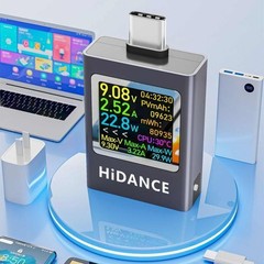 Universal USB C Voltage Current Tester for Laptops Phones Power Banks 50V 6A