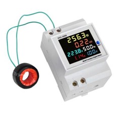 Digital AC Din-Rail Voltage Amps Power Multi-functional Energy Meter Voltmeter