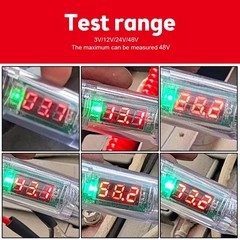 Digital Test Light Auto Car Circuit Tester Pen 3-48VDC Voltage Probe Fuse Tester