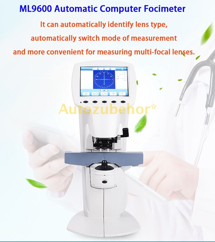 Brand New ML9600 Automatic Computer Focimeter Green Light Source Lensmeter