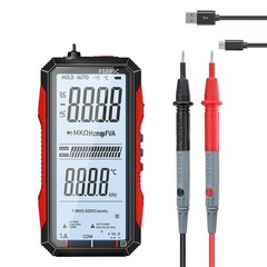 Digital Multimeter Large Display 6000 Count Capacity AC/DC Voltage-Measurement