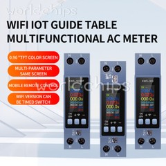 0.96″ TFT 8-in-1 2-Phase AC Meter Voltage Current Power Meter AC 85~290V 0~40A