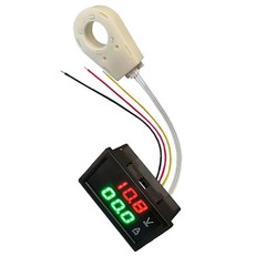 400A 0.2A Hall Current Voltmeter Dual Digital Display DC 5V-100V DC 0-300V ± NEW
