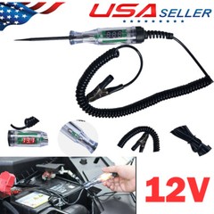 Digital Test Light Auto Car Circuit Tester Pen 24V 12V 6V DC Probe Fuse Tester