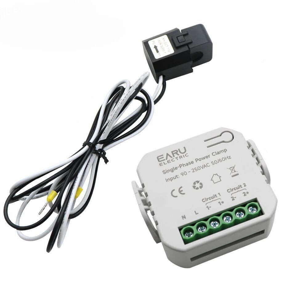 Digital Energy Meter WiFi Clamp Consumption Monitor Durable 100-240V AC 50-60Hz