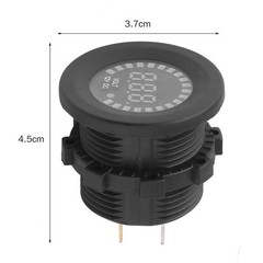 12V LED Car Van Boat Voltmeter Meter Battery Gauge Waterproof Durable Table