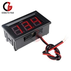 0.56″ Volt Meter Voltmeter LED Panel DC 4.5-30V 3 Digital Displays Voltage Red