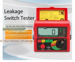 RCD Tester Earth Leakage Circuit Breaker RCD Fuse Tester High Precision