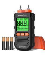 Pin-Type Wood Moisture Meter for Hardwood & Softwood