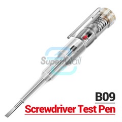 B09 70-250V Screwdriver Electric Test Pen LED Induction Detection Breakpoint-