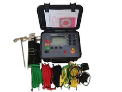 Ground Resistance Soil Resistivity Tester Range 0Ω～30KΩ Test Frequency 128Hz