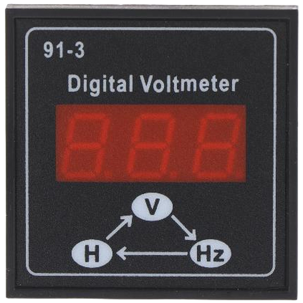Digital Voltmeter Voltage Monitor Panel Mount Design For Fuel Generators