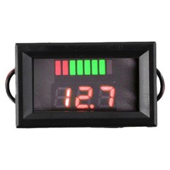 Car Voltage Digital Gauge LED Marine Motorcycle Voltage 24V-60V